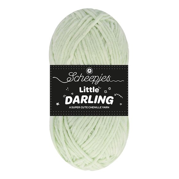 Scheepjes Little Darling - Chenille DK Polyester Yarn 406 Toad | Knitting yarn shop / dzijas veikals