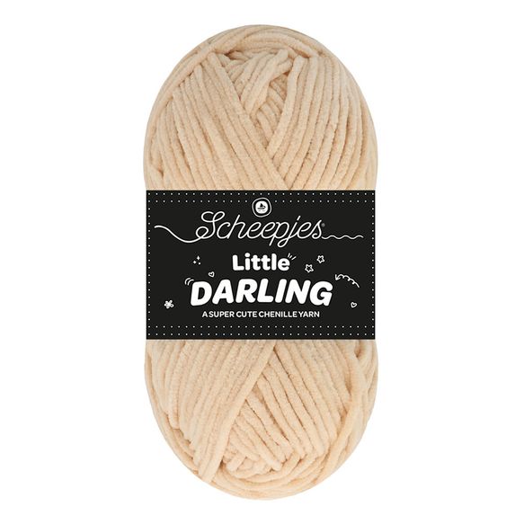 Scheepjes Little Darling - Chenille DK Polyester Yarn 411 Capybara | Knitting yarn shop / dzijas veikals