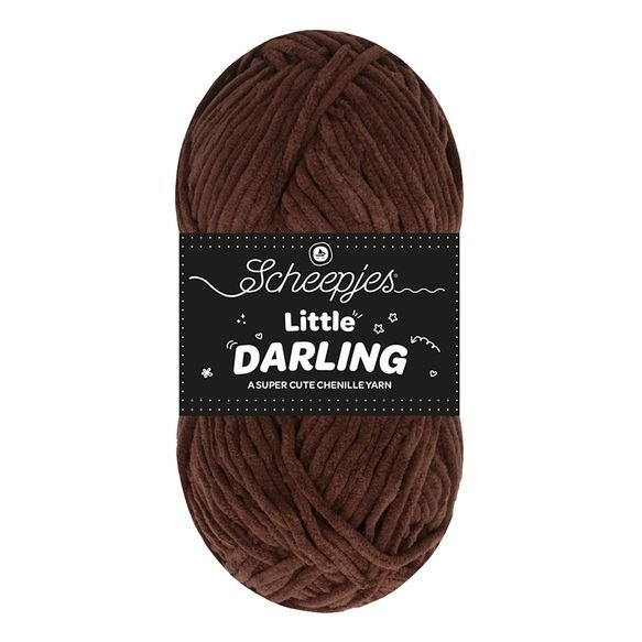 Scheepjes Little Darling - Chenille DK Polyester Yarn 413 Bigfoot | Knitting yarn shop / dzijas veikals