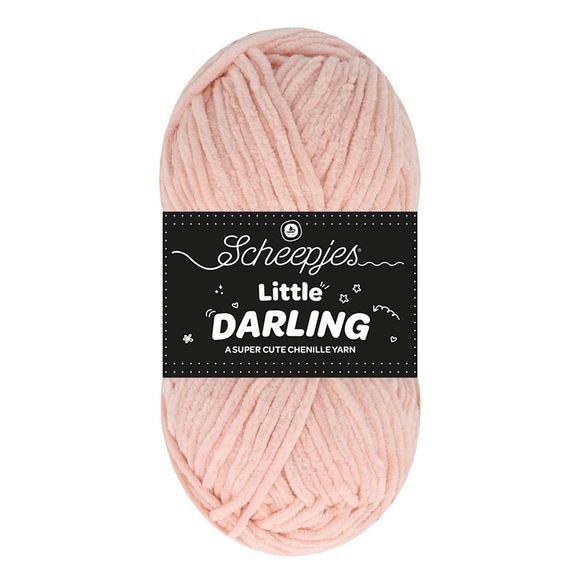 Scheepjes Little Darling - Chenille DK Polyester Yarn 415 Piglet | Knitting yarn shop / dzijas veikals