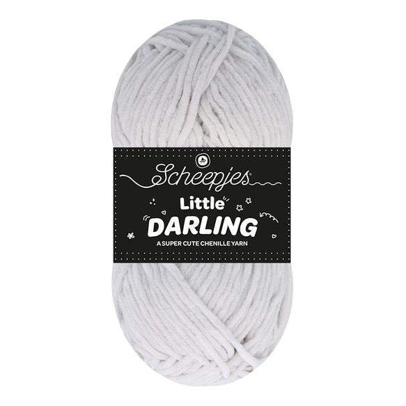 Scheepjes Little Darling - Chenille DK Polyester Yarn 423 Hippo | Knitting yarn shop / dzijas veikals