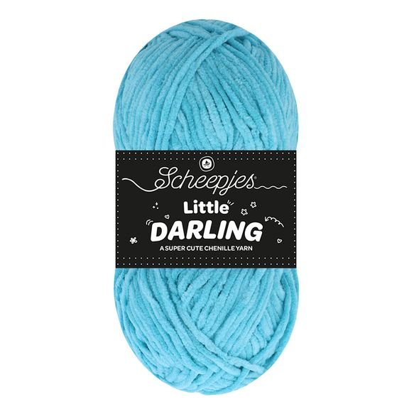 Scheepjes Little Darling - Chenille DK Polyester Yarn 425 Whale | Knitting yarn shop / dzijas veikals
