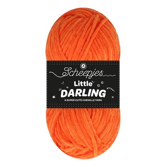 Scheepjes Little Darling - Chenille DK Polyester Yarn 428 Crab | Knitting yarn shop / dzijas veikals