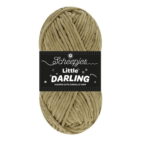 Scheepjes Little Darling - Chenille DK Polyester Yarn 435 Chinchilla | Knitting yarn shop / dzijas veikals