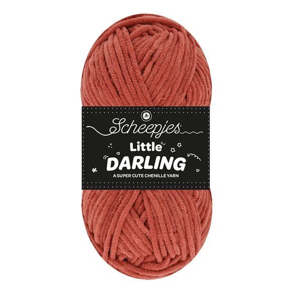 Scheepjes Little Darling - Chenille DK Polyester Yarn 440 Fox | Knitting yarn shop / dzijas veikals