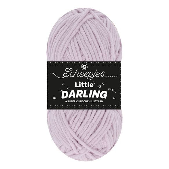 Scheepjes Little Darling - Chenille DK Polyester Yarn 441 Taro | Knitting yarn shop / dzijas veikals