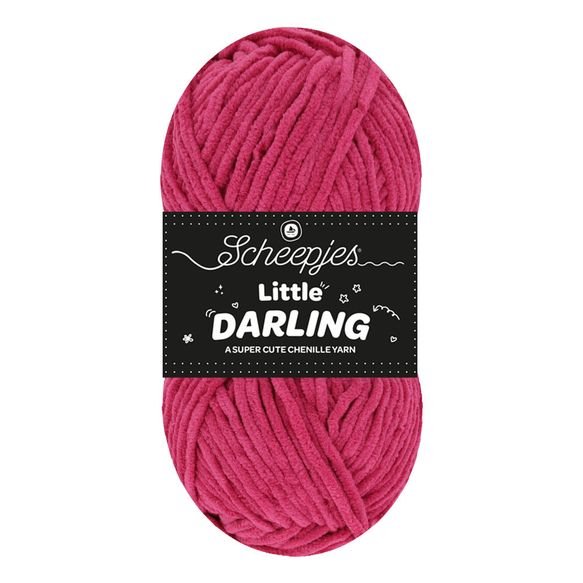 Scheepjes Little Darling - Chenille DK Polyester Yarn 443 Snowberry | Knitting yarn shop / dzijas veikals