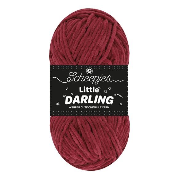 Scheepjes Little Darling - Chenille DK Polyester Yarn 444 Beetle | Knitting yarn shop / dzijas veikals