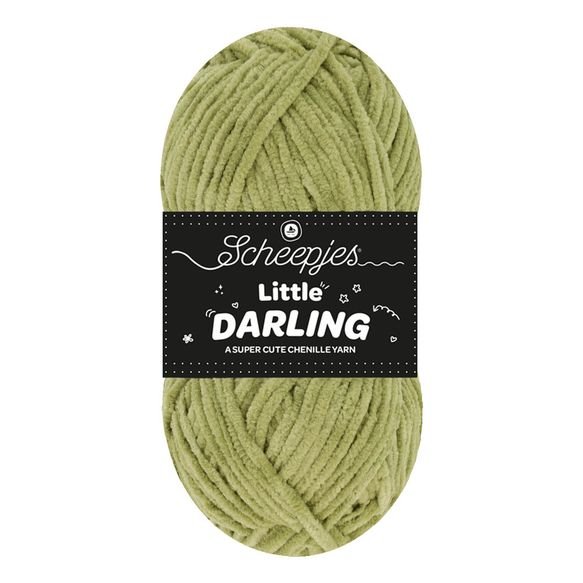 Scheepjes Little Darling - Chenille DK Polyester Yarn 446 Ogre | Knitting yarn shop / dzijas veikals