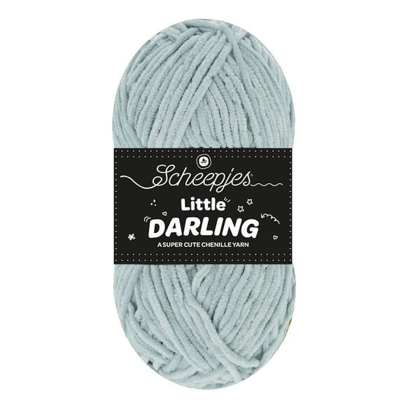 Scheepjes Little Darling - Chenille DK Polyester Yarn 448 Mermaid | Knitting yarn shop / dzijas veikals