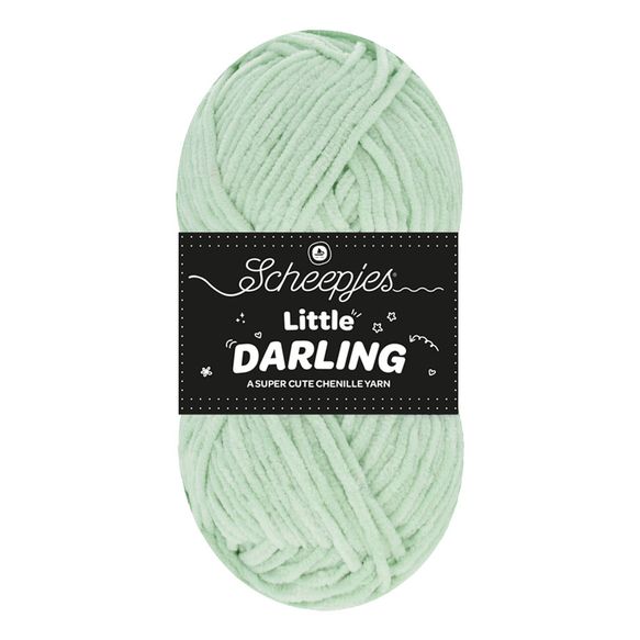 Scheepjes Little Darling - Chenille DK Polyester Yarn 450 Zombie | Knitting yarn shop / dzijas veikals