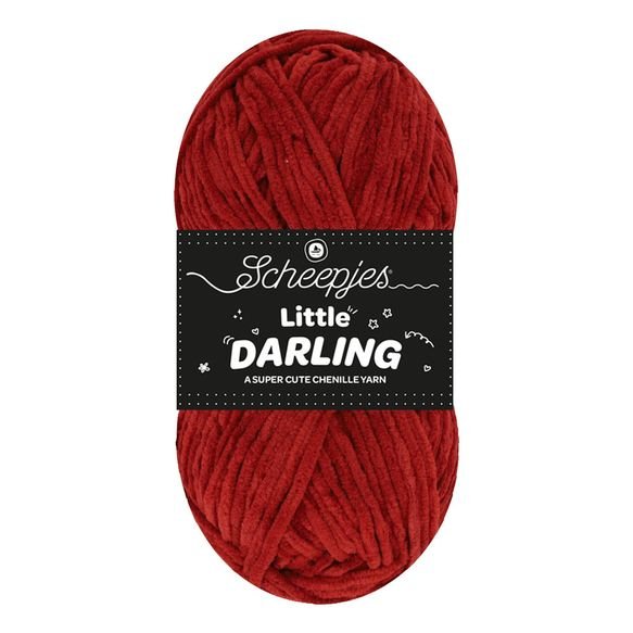 Scheepjes Little Darling - Chenille DK Polyester Yarn 452 Chestnut | Knitting yarn shop / dzijas veikals