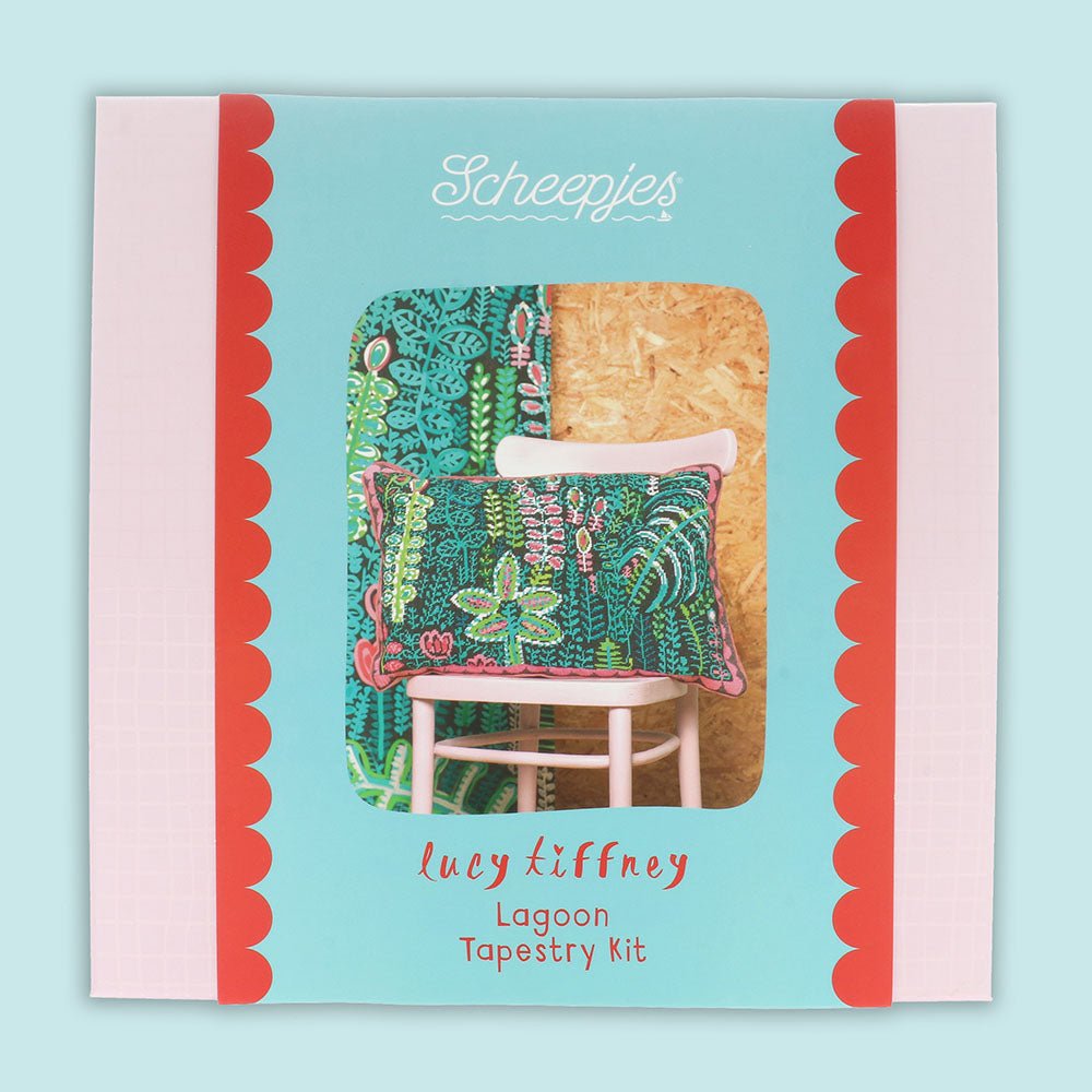 Scheepjes Lucy Tiffney Tapestry Kit 60x40cm, 8 variants Lagoon | Knitting yarn shop / dzijas veikals