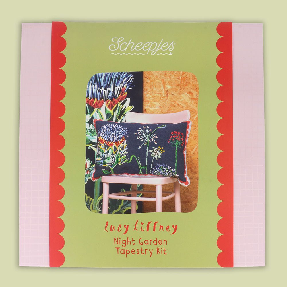 Scheepjes Lucy Tiffney Tapestry Kit 60x40cm, 8 variants Night Garden - 1pc | Knitting yarn shop / dzijas veikals