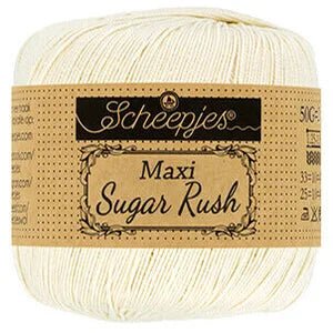 Scheepjes Maxi Sugar Rush 130 Old Lace | Knitting yarn shop / dzijas veikals
