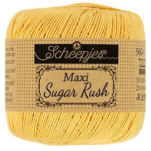 Scheepjes Maxi Sugar Rush 154 Gold | Knitting yarn shop / dzijas veikals