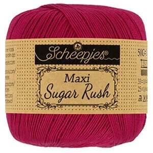 Scheepjes Maxi Sugar Rush 192 Scarlet | Knitting yarn shop / dzijas veikals