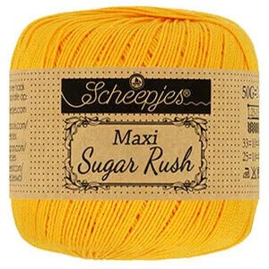 Scheepjes Maxi Sugar Rush 208 Yellow Gold | Knitting yarn shop / dzijas veikals