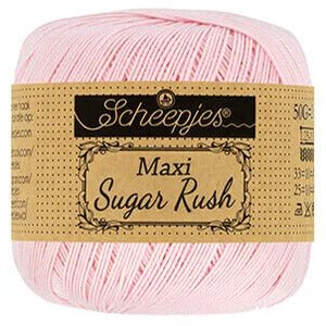 Scheepjes Maxi Sugar Rush 238 Powder Pink | Knitting yarn shop / dzijas veikals
