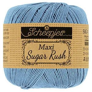 Scheepjes Maxi Sugar Rush 247 Bluebird | Knitting yarn shop / dzijas veikals