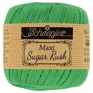 Scheepjes Maxi Sugar Rush 389 Apple Green | Knitting yarn shop / dzijas veikals