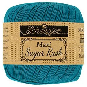 Scheepjes Maxi Sugar Rush 400 Petron Blue | Knitting yarn shop / dzijas veikals