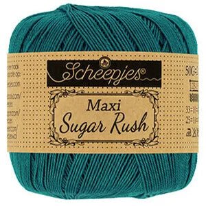 Scheepjes Maxi Sugar Rush 401 Dark Teal | Knitting yarn shop / dzijas veikals