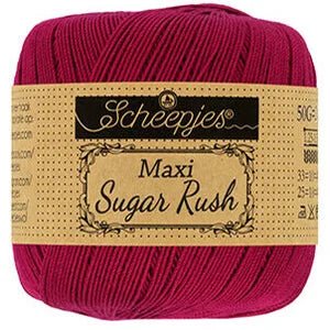 Scheepjes Maxi Sugar Rush 517 Ruby | Knitting yarn shop / dzijas veikals