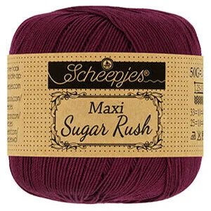 Scheepjes Maxi Sugar Rush 750 Bordeau | Knitting yarn shop / dzijas veikals
