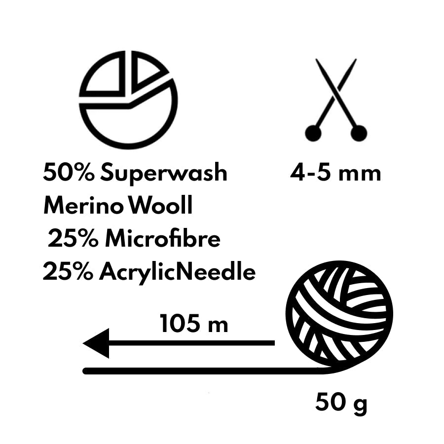 Scheepjes Merino Soft 600 Malevich | Knitting yarn shop / dzijas veikals