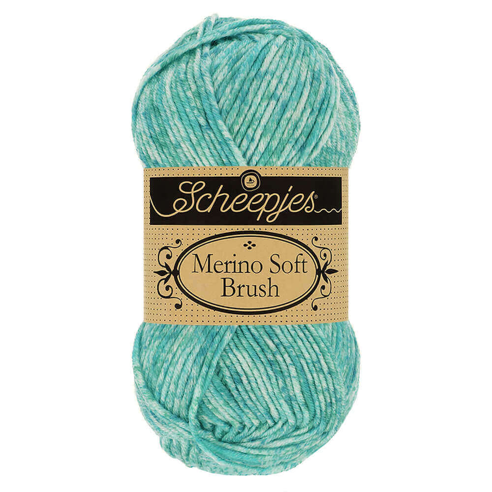 Scheepjes Merino Soft Brush 10 pieces, each 50g 254 Israëls | Knitting yarn shop / dzijas veikals