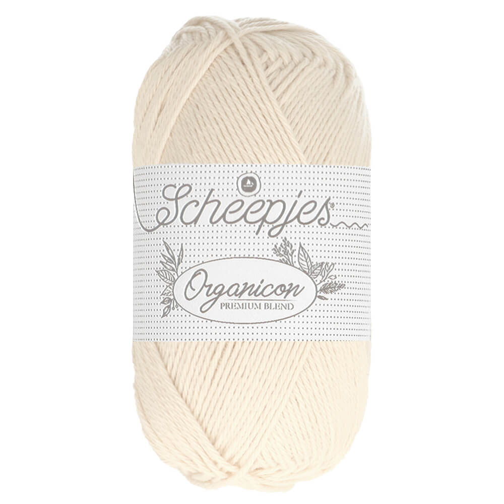 Scheepjes Organicon 50g 200 Clouded Crystal | Knitting yarn shop / dzijas veikals