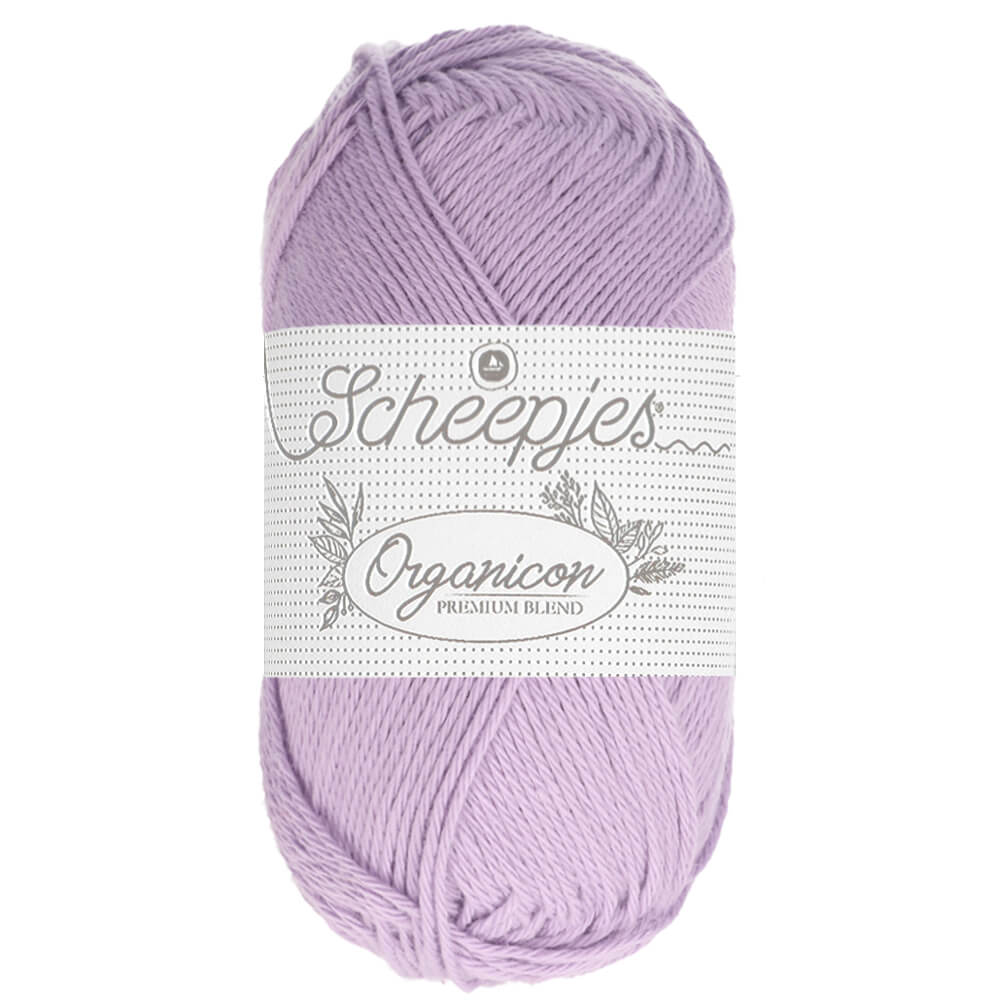 Scheepjes Organicon 50g 205 Lavender | Knitting yarn shop / dzijas veikals