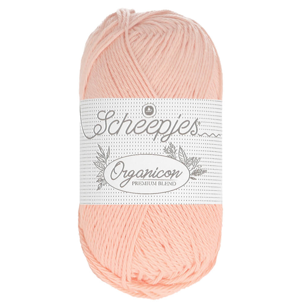 Scheepjes Organicon 50g 208 Peach Fuzz | Knitting yarn shop / dzijas veikals