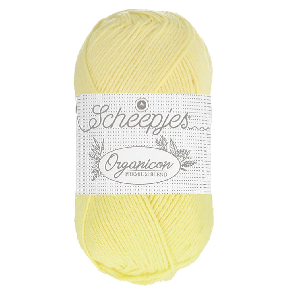 Scheepjes Organicon 50g 210 Buttermilk | Knitting yarn shop / dzijas veikals