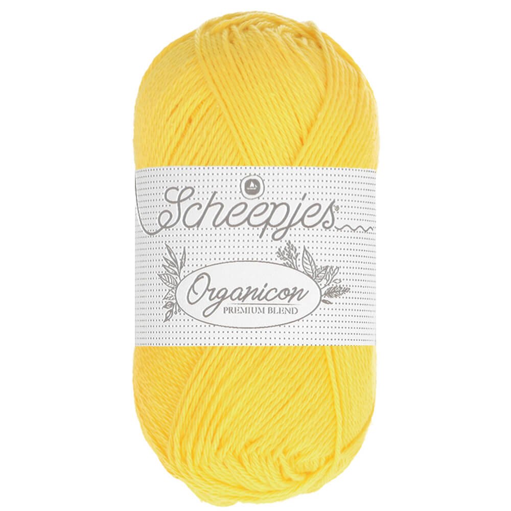Scheepjes Organicon 50g 211 Gentle Primrose | Knitting yarn shop / dzijas veikals