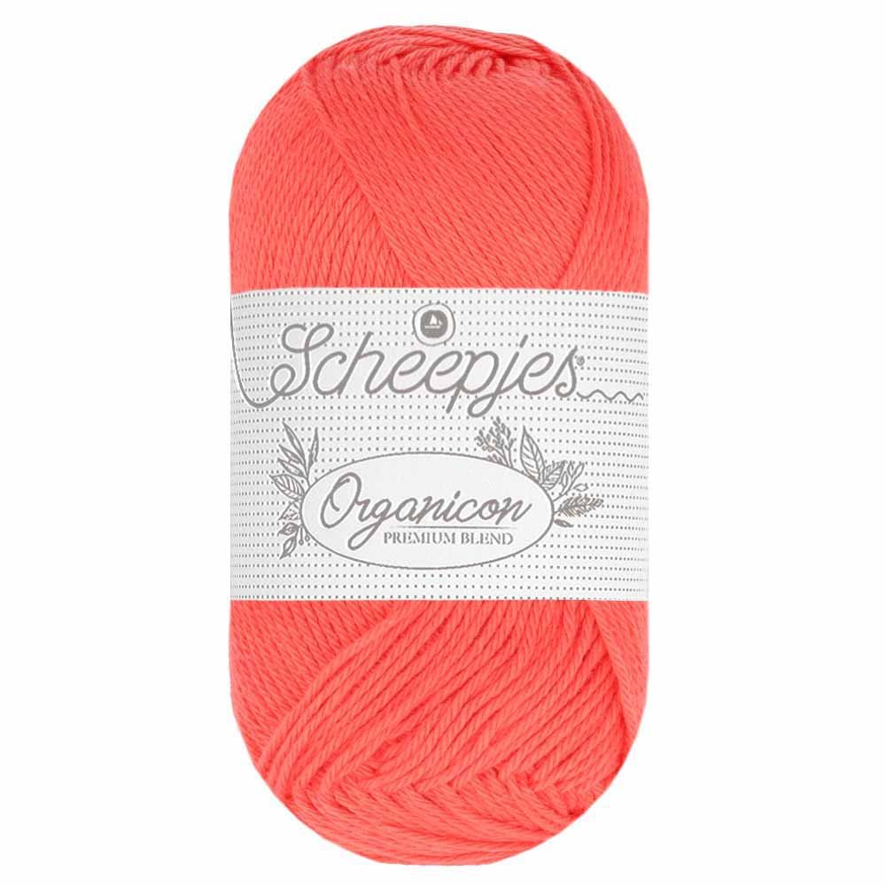 Scheepjes Organicon 50g 222 Guava Juice | Knitting yarn shop / dzijas veikals