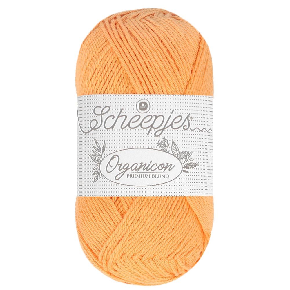 Scheepjes Organicon 50g 223 Sweet Mandarin | Knitting yarn shop / dzijas veikals