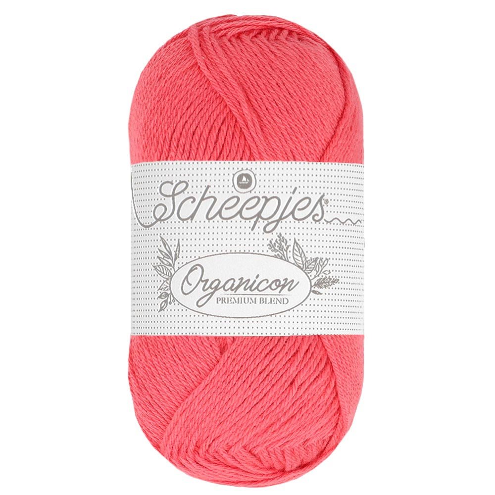 Scheepjes Organicon 50g 245 Amaranth | Knitting yarn shop / dzijas veikals