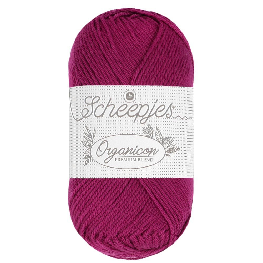 Scheepjes Organicon 50g 246 Dahlia | Knitting yarn shop / dzijas veikals