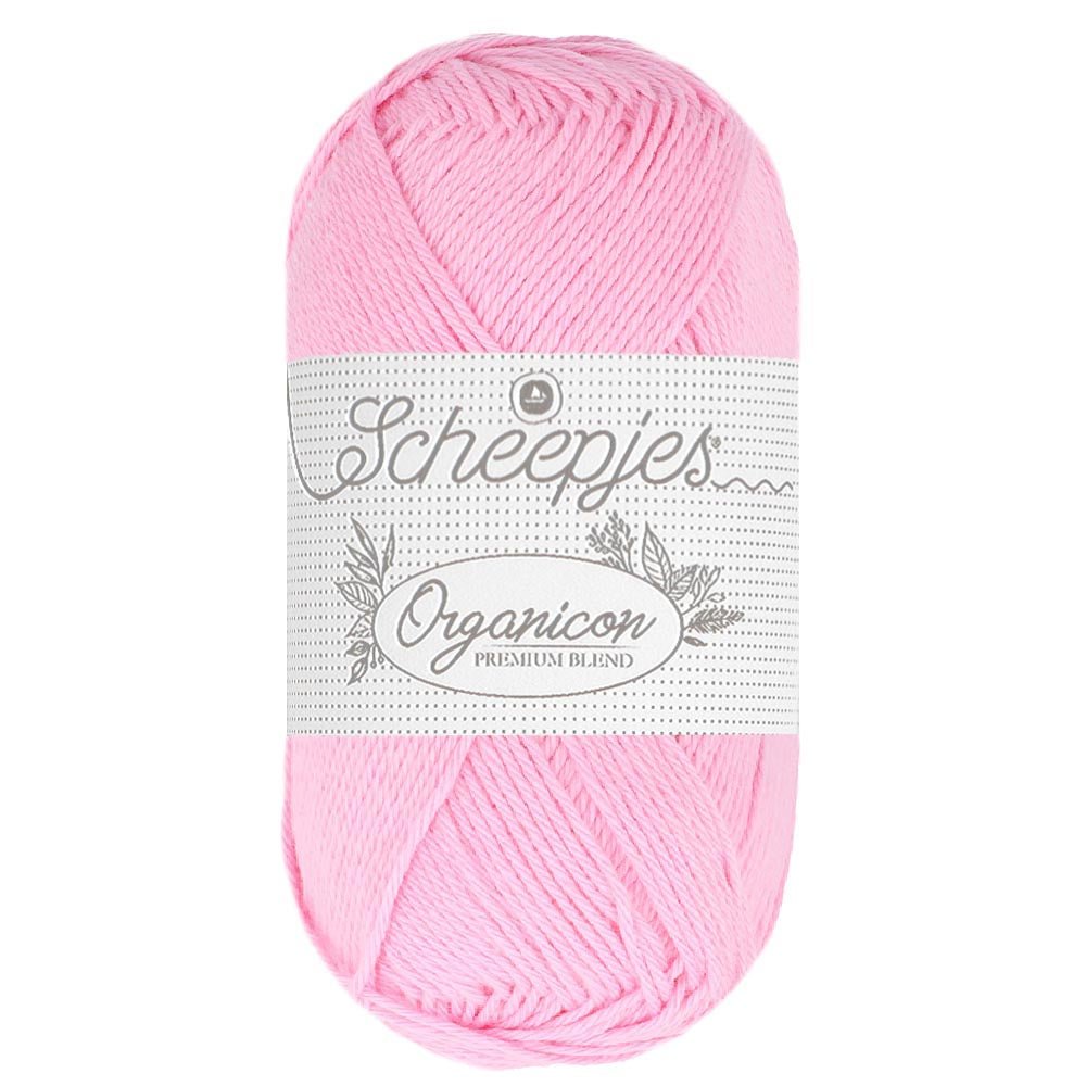 Scheepjes Organicon 50g 249 Pink Petunia | Knitting yarn shop / dzijas veikals