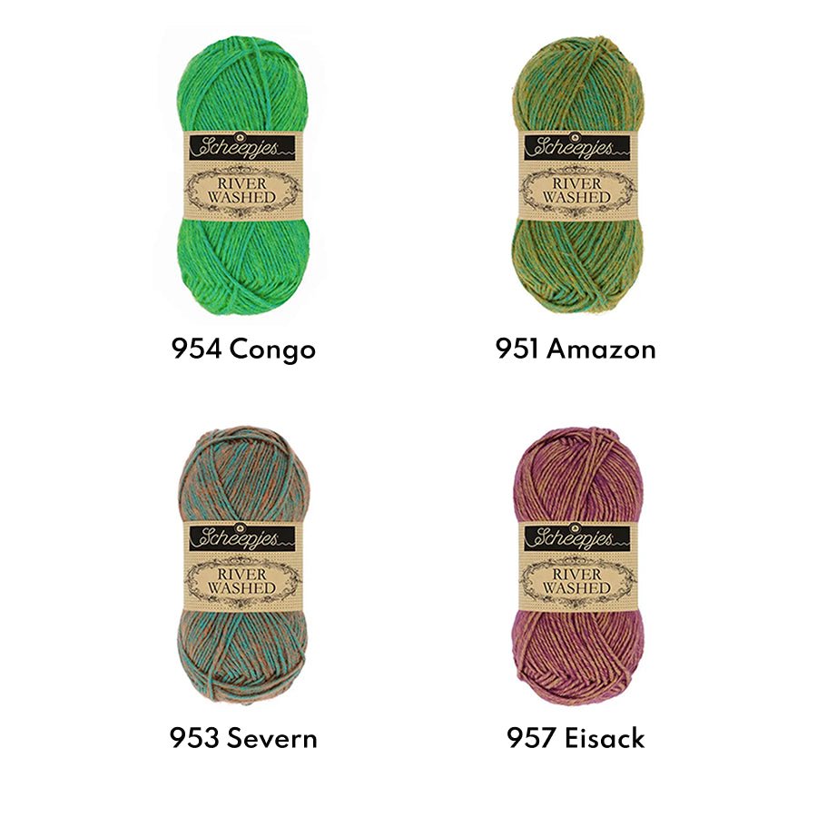 Scheepjes River Washed 50g 941 Colorado | Knitting yarn shop / dzijas veikals