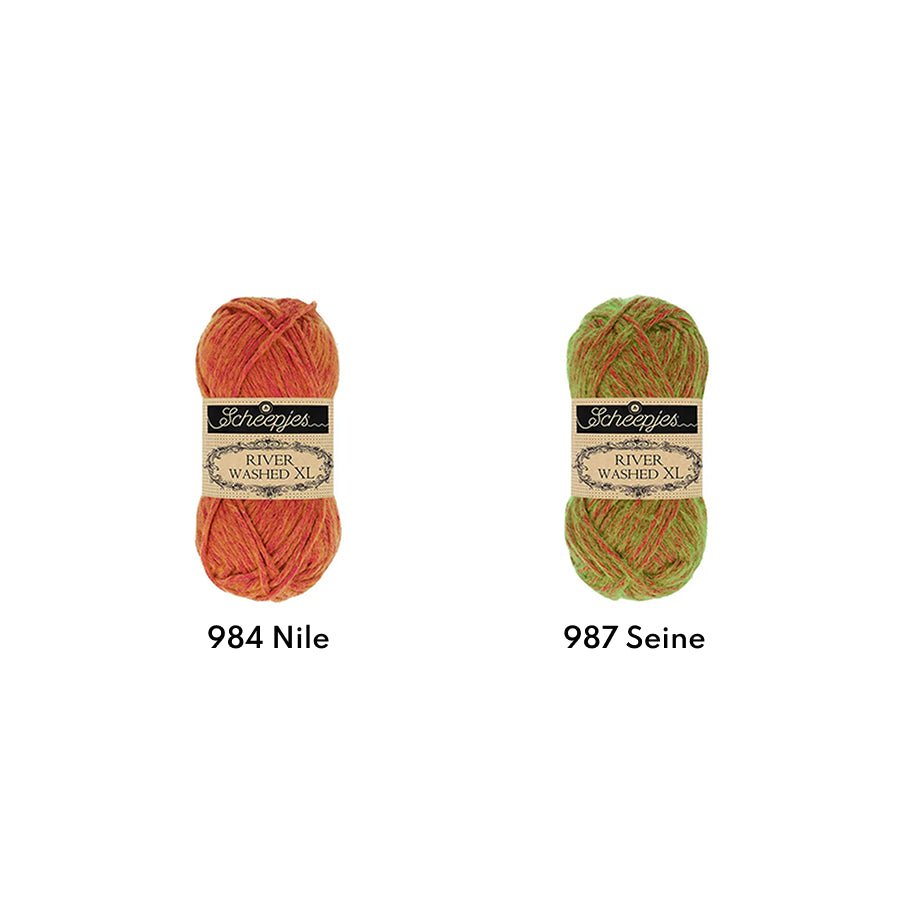 Scheepjes River Washed XL 50g 973 Po | Knitting yarn shop / dzijas veikals