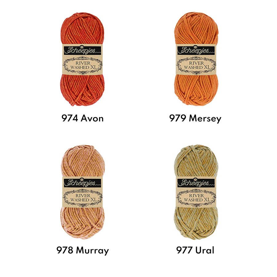 Scheepjes River Washed XL 50g 973 Po | Knitting yarn shop / dzijas veikals