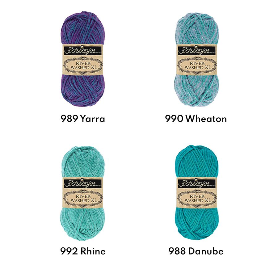 Scheepjes River Washed XL 50g 973 Po | Knitting yarn shop / dzijas veikals