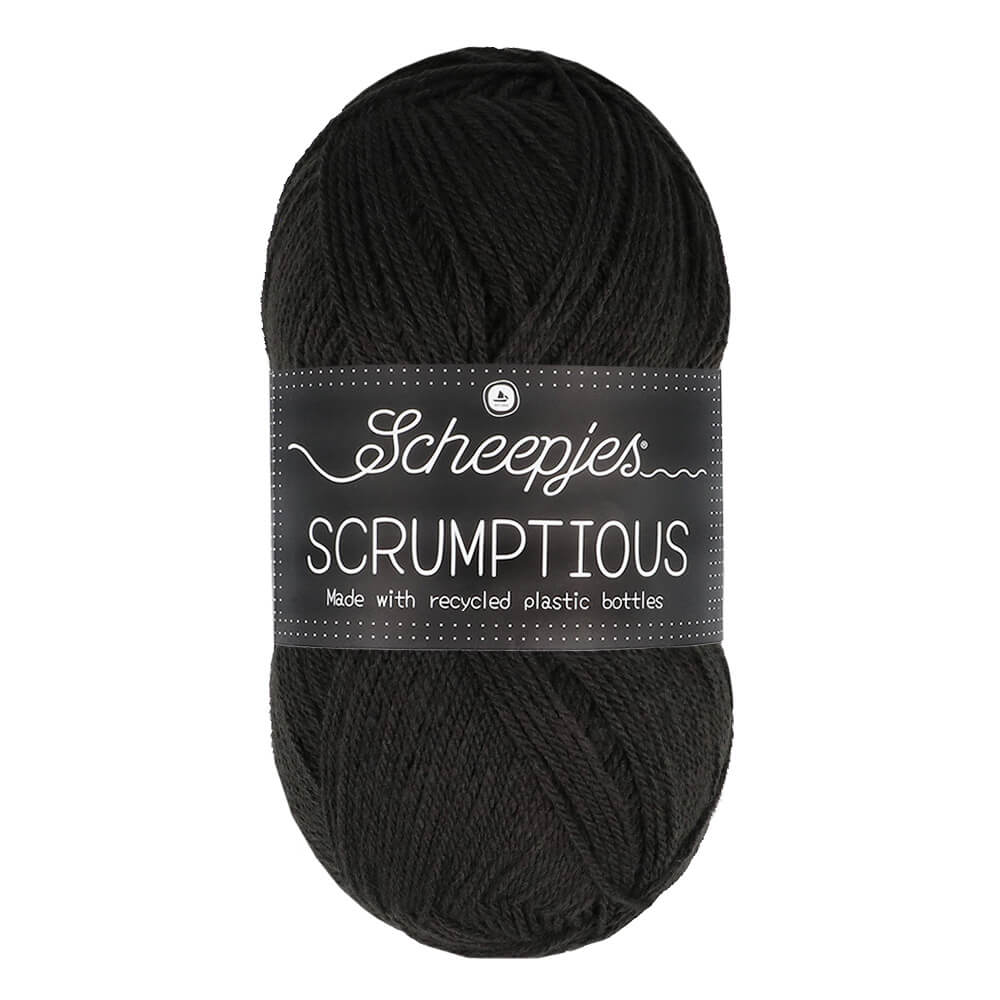 Scheepjes Scrumptious 100g 301 Charcoal Ice Cream | Knitting yarn shop / dzijas veikals