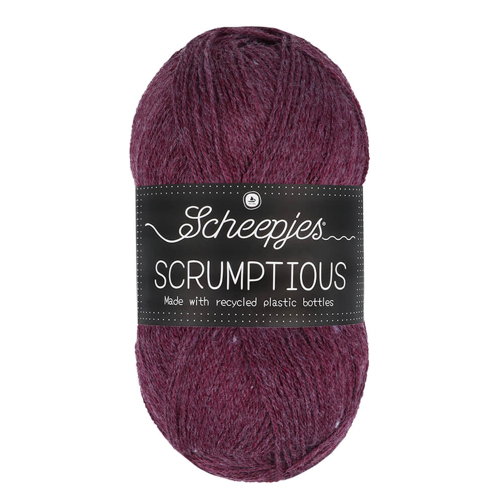 Scheepjes Scrumptious 100g 369 Mulled Wine Plum Cobbler | Knitting yarn shop / dzijas veikals