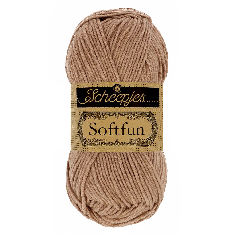 Scheepjes Softfun Yarn, colours 2401 - 2639 2470 Soft Mauve | Knitting yarn shop / dzijas veikals