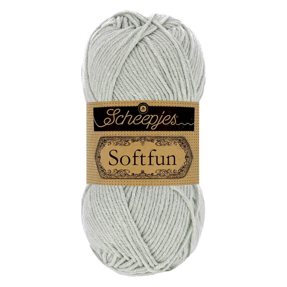 Scheepjes Softfun Yarn, colours 2401 - 2639 2530 Cloud | Knitting yarn shop / dzijas veikals