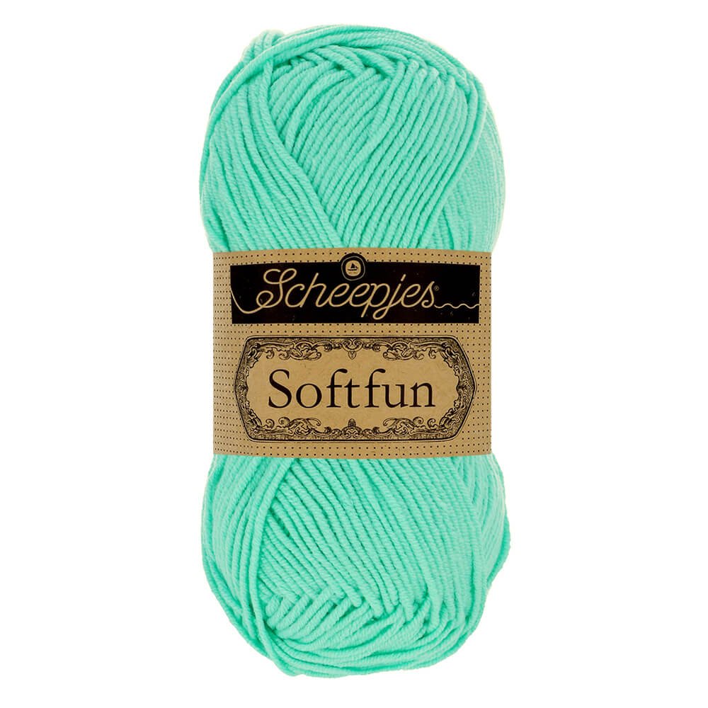 Scheepjes Softfun Yarn, colours 2401 - 2639 2615 Botanical | Knitting yarn shop / dzijas veikals